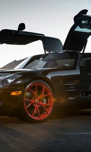 Preview wallpaper mercedes-benz, sls, klassen, side view