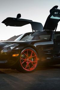 Preview wallpaper mercedes-benz, sls, klassen, side view