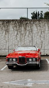 Preview wallpaper mercury cougar, car, retro, front view