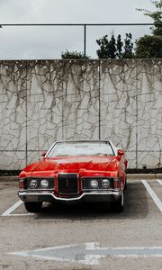 Preview wallpaper mercury cougar, car, retro, front view