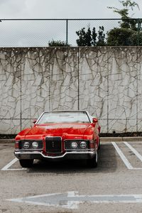 Preview wallpaper mercury cougar, car, retro, front view