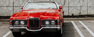 Preview wallpaper mercury cougar, car, retro, front view