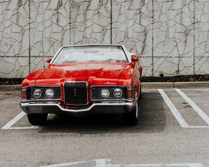 Preview wallpaper mercury cougar, car, retro, front view