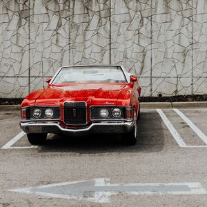 Preview wallpaper mercury cougar, car, retro, front view