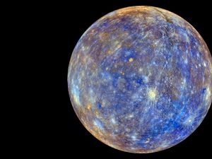 Preview wallpaper mercury, planet, space, shine