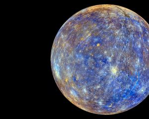 Preview wallpaper mercury, planet, space, shine