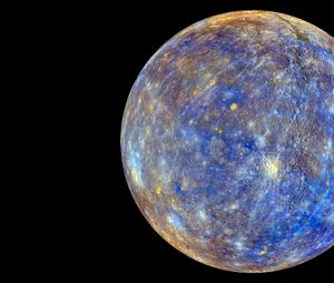 Preview wallpaper mercury, planet, space, shine