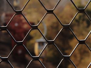 Preview wallpaper mesh, fence, fencing, motion blur, plexus