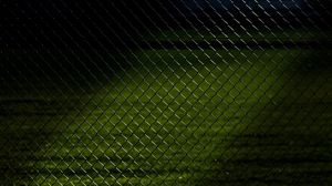 Preview wallpaper mesh, fence, grass, dark, texture