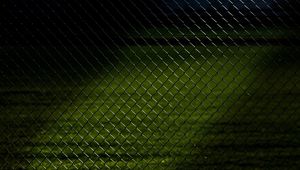 Preview wallpaper mesh, fence, grass, dark, texture