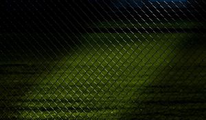 Preview wallpaper mesh, fence, grass, dark, texture