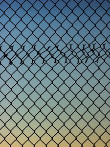 Preview wallpaper mesh, fence, metal, gradient