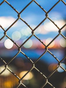 Preview wallpaper mesh, glare, fence