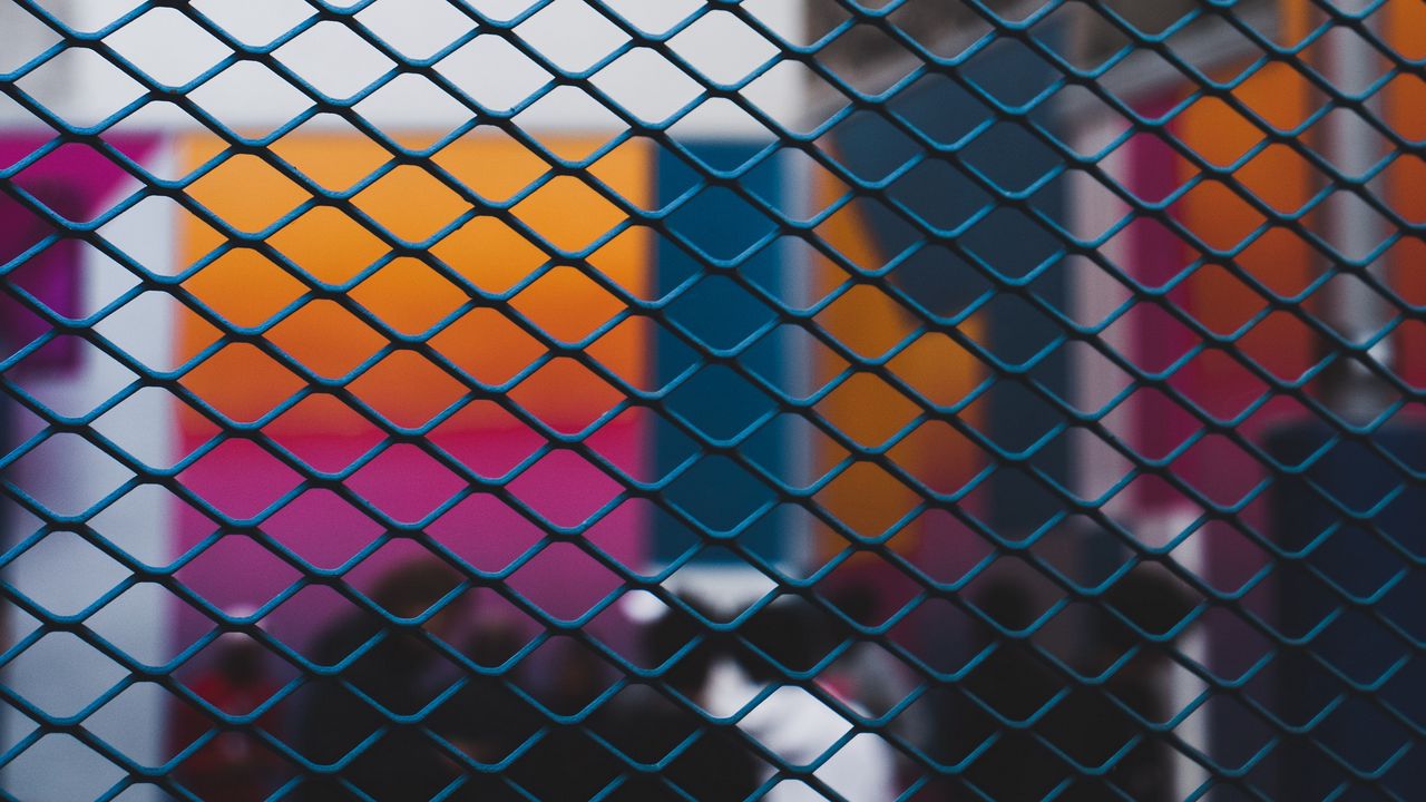 Wallpaper mesh, grid, fence, blur