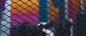 Preview wallpaper mesh, grid, fence, blur