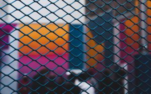 Preview wallpaper mesh, grid, fence, blur