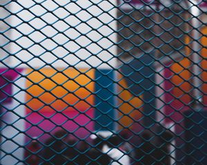 Preview wallpaper mesh, grid, fence, blur