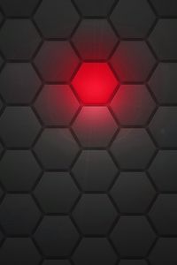 Preview wallpaper mesh, hexagonal, light, shadow