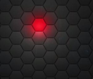 Preview wallpaper mesh, hexagonal, light, shadow