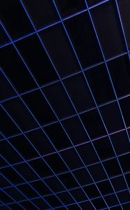 Preview wallpaper mesh, lines, neon, blue, glow