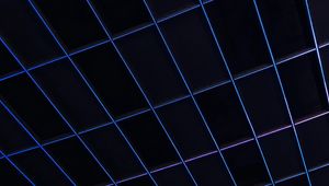 Preview wallpaper mesh, lines, neon, blue, glow
