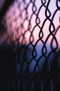 Preview wallpaper mesh, metal, fence, dark, macro