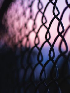 Preview wallpaper mesh, metal, fence, dark, macro