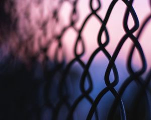 Preview wallpaper mesh, metal, fence, dark, macro