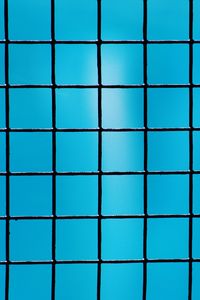 Preview wallpaper mesh, metal, sky, blue