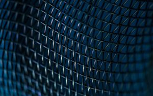 Preview wallpaper mesh, metal, surface, texture, blue