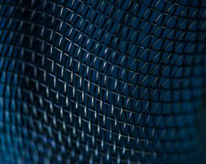 Preview wallpaper mesh, metal, surface, texture, blue