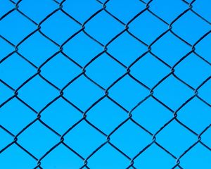 Preview wallpaper mesh, metal, texture, blue