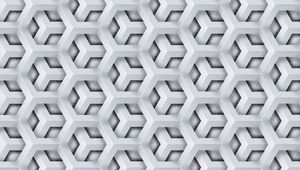 Preview wallpaper mesh, pentagons, white, texture, pattern