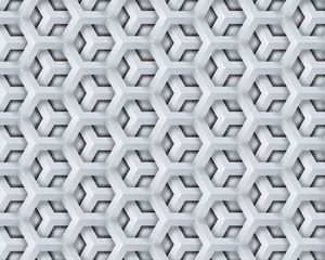 Preview wallpaper mesh, pentagons, white, texture, pattern