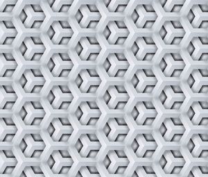 Preview wallpaper mesh, pentagons, white, texture, pattern