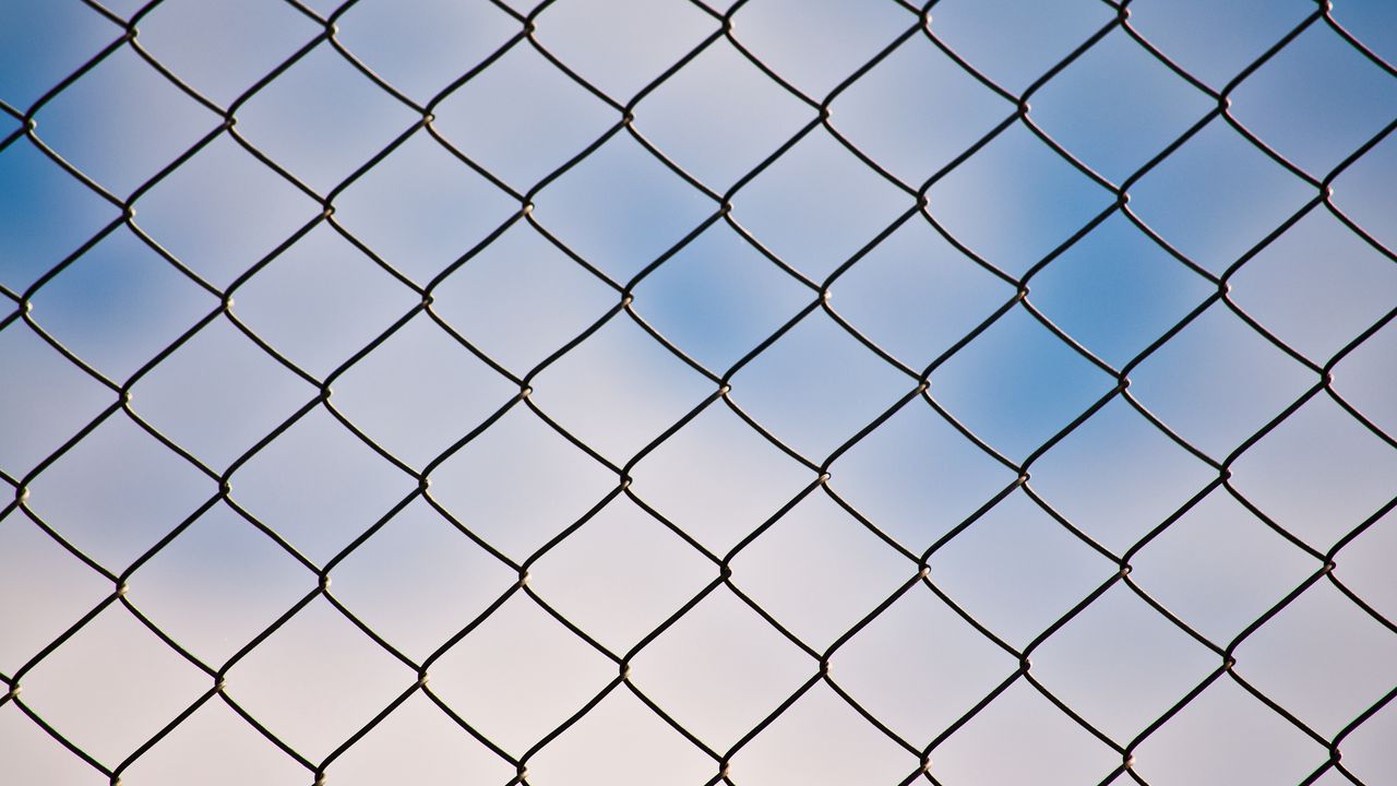 Wallpaper mesh, sky, braided, wire, pattern
