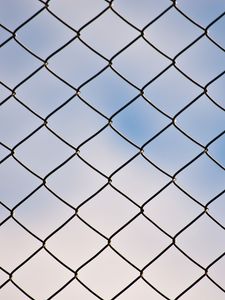 Preview wallpaper mesh, sky, braided, wire, pattern