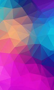 Preview wallpaper mesh, triangles, surface, colorful