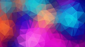 Preview wallpaper mesh, triangles, surface, colorful