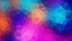 Preview wallpaper mesh, triangles, surface, colorful