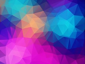 Preview wallpaper mesh, triangles, surface, colorful