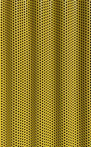 Preview wallpaper mesh, waves, metal, texture, yellow