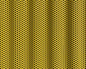 Preview wallpaper mesh, waves, metal, texture, yellow