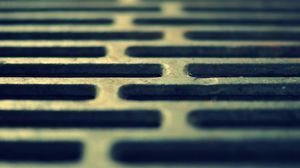 Preview wallpaper metal, grid, cell, close-up