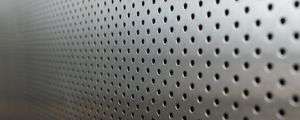 Preview wallpaper metal, points, holes, silver, background