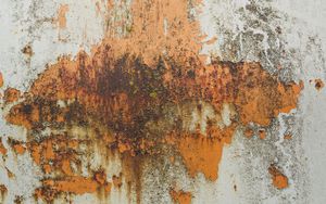 Preview wallpaper metal, shabby, rust, paint, texture, surface