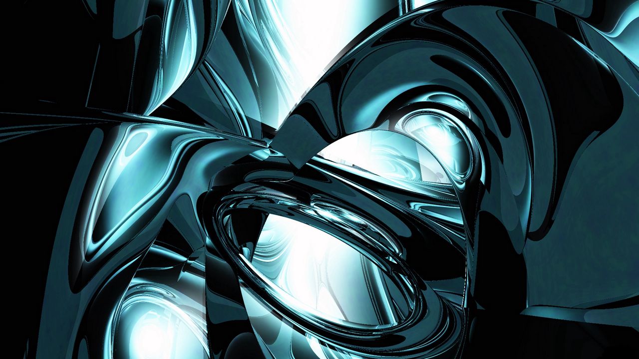 Wallpaper metal, shards, blue, shiny hd, picture, image