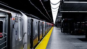 Preview wallpaper metro, station, train, underground, terminal