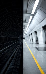 Preview wallpaper metro, tunnel, distance