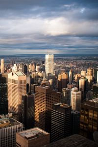 Preview wallpaper metropolis, buildings, architecture, aerial view, city, new york